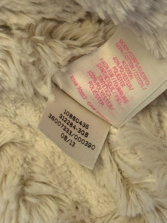 VS PINK VINTAGE Y2K FUR LINED ZIP HOODIE SWEATSHIRT PURPLE 86 BLING LOGO RARE S - Picture 9 of 11